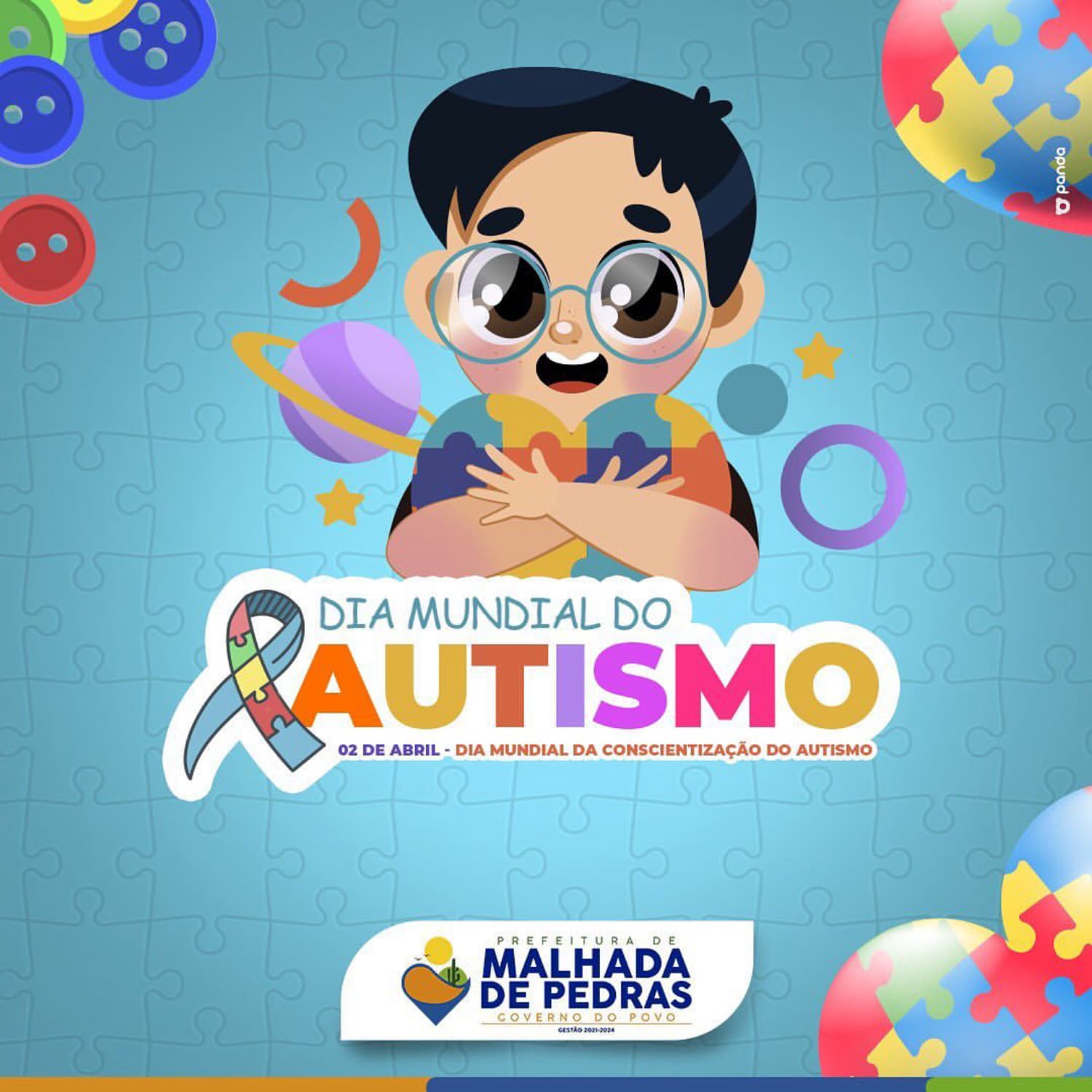02 de Abril - Dia Mundial do Autismo.