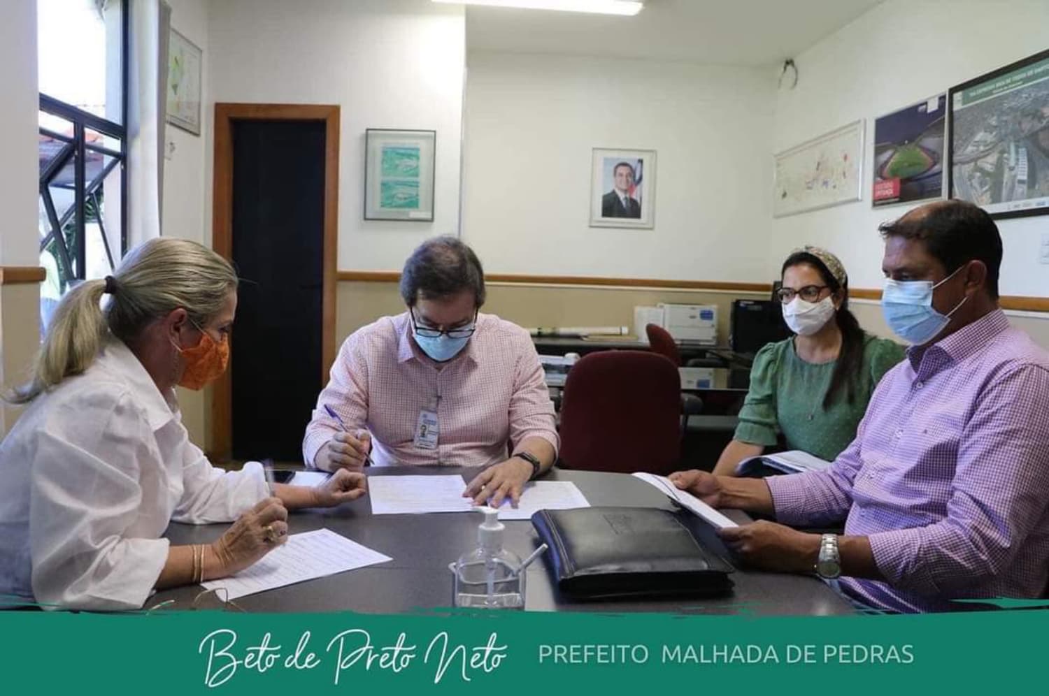 Agenda de compromissos do Prefeito Beto de Preto Neto com a Deputada Ivana Teixeira Bastos I