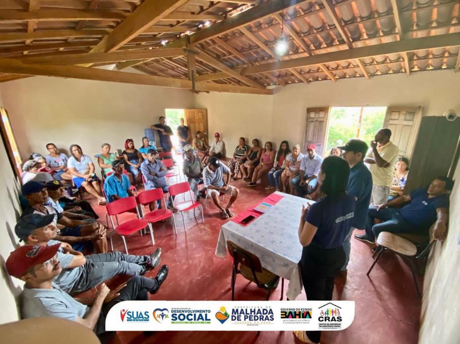 O MUNICÍPIO DE MALHADA DE PEDRAS REALIZA VISITAS NAS COMUNIDADES RURAIS POR MEIO DO PROGRAMA SUAS BAHIA MAIS RURAL