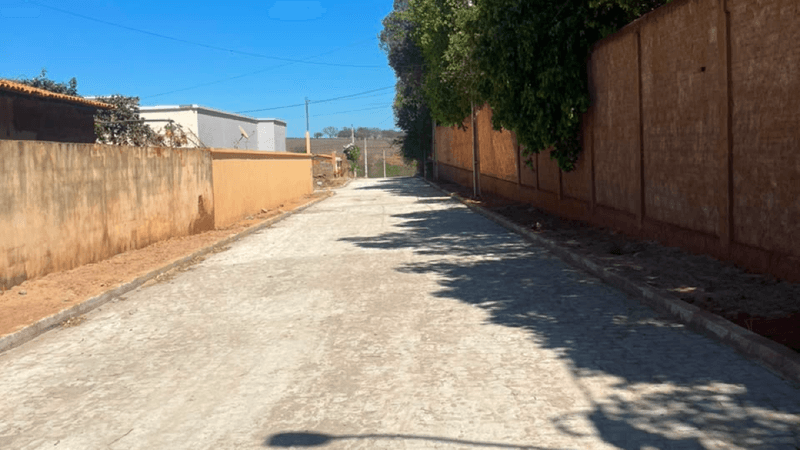 INFRAESTRUTURA: Pavimentação no Bairro do Campo sendo finalizada